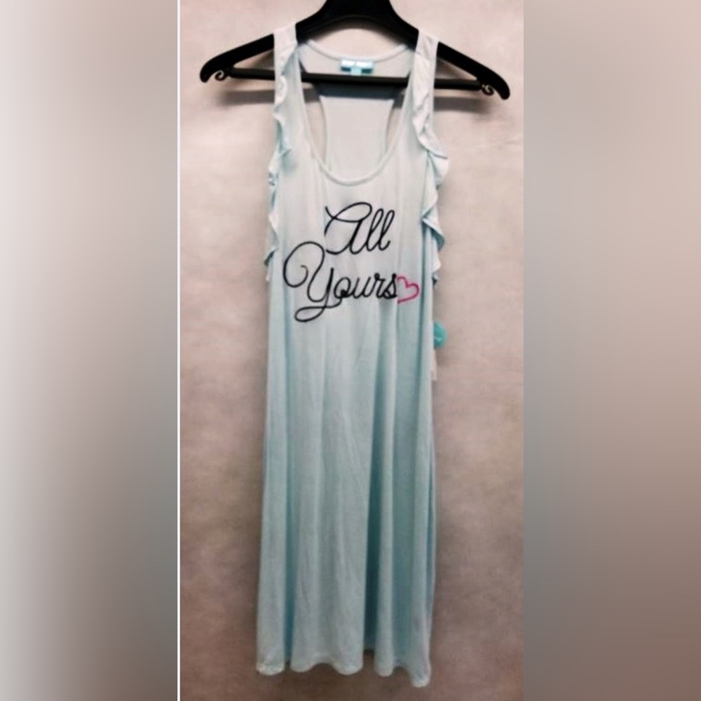 Blue by Betsey Johnson Light Blue Sleeveless Pajama Top